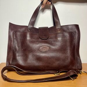 ❗️SALE 12-23❗️Rare Vintage The Bridge Weekender Handbag Genuine Pebbled Leather